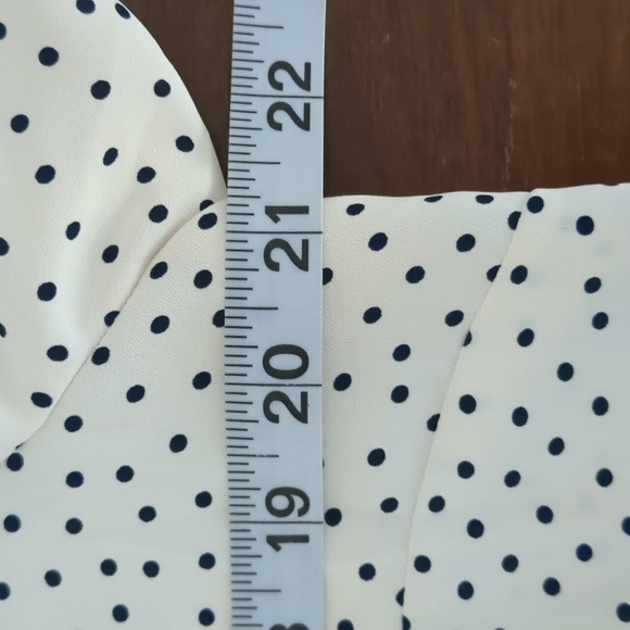 Talbots - Ruffle Trim Blouse - Polka Dot - Picture 10 of 11